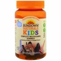 Sundown Naturals Kids, Детские жевательные мультивитамины, Звездные войны, со вкусом ягод, малины и ананаса, 60 штук