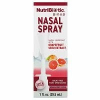 NutriBiotic, назальный спрей, с экстрактом семян грейпфрута, 29,5 мл (1 жидк. унция)