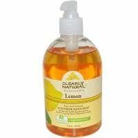 Clearly Natural, Essentials, глицериновое мыло, лимон 12 жидких унции (354 мл)