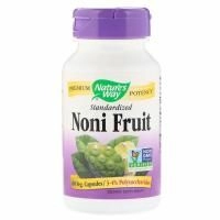 Nature's Way, Фрукт нони, cтандартизованный, 60 вегетарианских капсул