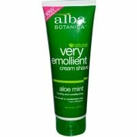 Alba Botanica, Смягчающий крем для бритья, алоэ и мята, 8 унций (227 г)