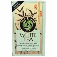 Triple Leaf Tea, Чай белый пион, 20 пакетиков, 38 г