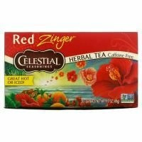 Celestial Seasonings, Травяной чай, без кофеина, Red Zinger, 20 чайных пакетиков, 1,7 унций (49 г)