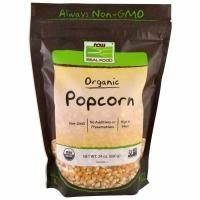 Now Foods, Real Food, Сертифицированный органический попкорн (680 г)