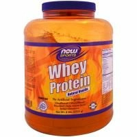 Now Foods, Сывороточный протеин, натуральная ваниль, 6 фунтов (2722 г)