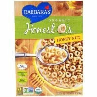Barbara's Bakery, Organic, злаковые колечки Honest O's, мед с орехом, 10 унций (284 г)