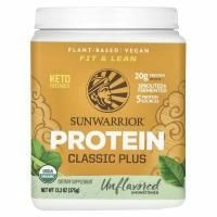 Sunwarrior, Classic Plus Protein, из органического растительного сырья, натуральный, 13,2 унции (375 г)
