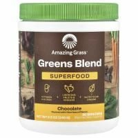 Amazing Grass, Зеленая чудо-пища, шоколад, 8.5 унц. (240 г)