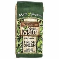 Mate Factor, Органический Йерба Мате, Свежий зеленый листовой травяной чай, 12 унций (340 г)