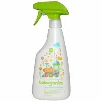 BabyGanics, Очищающее средство для игрушек и стульчиков, без отдушек, 17 ж. унций (502мл)