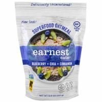 Earnest Eats, Суперфуд с овсянкой, Черника + чиа + корица, 12,6 унции (357 г)