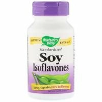 Nature's Way, Изофлавоны сои, стандартизированные, 60 растительных капсул