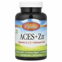 Carlson Labs, Витамины Aces + цинк, 120 мягких капсул