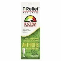 MediNatura, T-Relief, обезболивающая мазь при артрите, 1,76 унции (50 г)