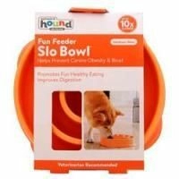 Outward Hound, Миска Fun Feeder Slo Средний / мини - оранжевый 1 шт
