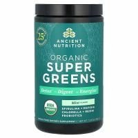 Ancient Nutrition, Органическая суперзеленая, мята, 205 г (7,23 унции)