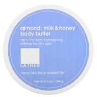 Lather, Almond, Milk & Honey Body Butter, 6.5 oz (184 g)