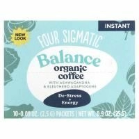 Four Sigmatic, Адаптогенная смесь для кофе, низкокалорийная, с корицей, 10 пакетиков, 0,09 унций (2,5 г) каждый