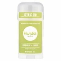 Humble Brands, Дезодорант без алюминия, бергамот и имбирь, 70 г (2,5 унции)