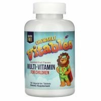 Vitables, мультивитамины для детей, со вкусами фруктов, 180 вегетарианских таблеток