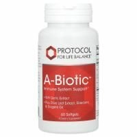Protocol for Life Balance, A-биотик, поддержка иммунной системы, 60 мягких таблеток