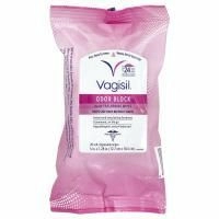 Vagisil, Ежедневные освежающие салфетки Odor Block®, 20 мягких одноразовых салфеток