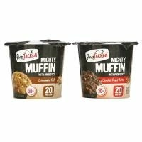 FlapJacked, Mighty Muffins with Probiotics, Founders Variety Pack, 6 Pack, 1.94 oz (55 g) Each