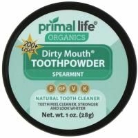 Primal Life Organics, Зубной порошок для грязного рта, сладкая мята, 1 унция (28 г)