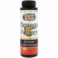 Foods Alive, Ремесленное холодного отжима, Сила Омега, 236 мл
