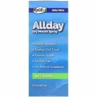 Epic Dental, Allday Спрей от сухости рта, Легкая мята, 2,0 унц. (60 мл)