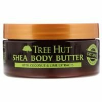 Tree Hut, Масло ши для тела для 24-часового интенсивного увлажнения, кокос и лайм, 198 г