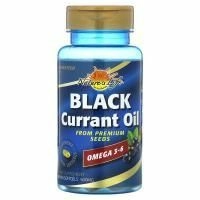 Health From The Sun, Масло семян черной смородины, 500 мг, 90 мягких мини-капсул