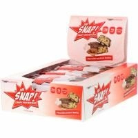 OOH Snap!, Хрустящий протеиновый батончик, шоколад и арахисовое масло, 7 протеиновых батончиков, 1,62 унц. (46 г) каждый