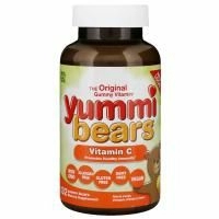 Hero Nutritional Products, Вкусные мишки, витамин С, натуральные вкусы апельсина, анананса и клубники, 132 вкусных мишки