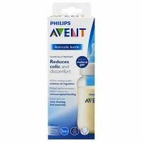 Philips Avent, Антиколиковая бутылочка, от 3 месяцев, 1 бутылочка с широким горлом, 11 унций (330 мл)