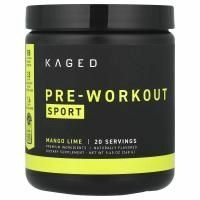Kaged Muscle, PRE-KAGED Sport, формула для повышения эффективности перед тренировкой, манго и лайм, 266 г (9,38 унции)