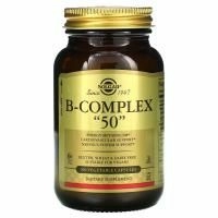 Solgar B-COMPLEX "50", 100 вегетарианских капсул