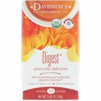 Davidson's Tea, Ayurvedic Infusions, Digest, 25 Tea Bags, 1.58 oz (45 g)