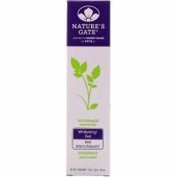 Nature's Gate, Отбеливающая зубная паста-гель, без фтора, 5 унций (141 г)