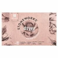 Grab Green, Stoneworks, простыни для сушки, лепестки роз, 80 компостируемых листов