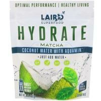Laird Superfood, Гидратация, маття, кокосовая вода с аквамином, 8 унций (227 г)