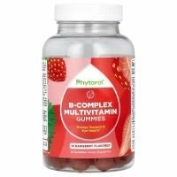 Phytoral, комплекс витаминов группы B, со вкусом клубники, 60 жевательных таблеток