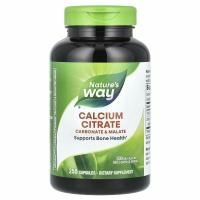 Nature's Way, Цитрат кальция, 250 капсул