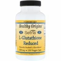 Healthy Origins, Setria, со сниженным L-глутатионом, 500 мг, 150 вегетарианских капсул
