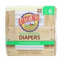 Earth's Best, TenderCare, Premium Earth Friendly, Diapers, Size 6, 35 + lbs, 22 Diapers
