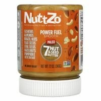 Nuttzo, Power Fuel, масло из 7 орехов и семян, гладкое, 340 г (12 унций)