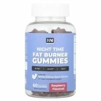 Nobi Nutrition, Жевательные таблетки для сжигания жира, малина, 60 жевательных таблеток на основе пектина