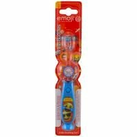 Brush Buddies, Зубная щетка с эмодзи, с таймером, мягкая, 1 зубная щетка