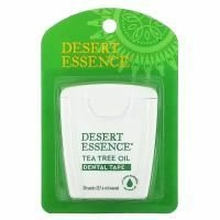 Desert Essence, Зубная лента с маслом чайного дерева, покрытая воском, 30 ярдов (27,4 м)