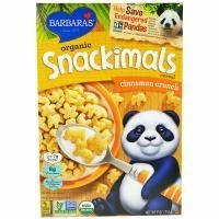 Barbara's Bakery, Органические зерновые хлопья Snackimals, хрустящая корица, 9 унций (255 г)